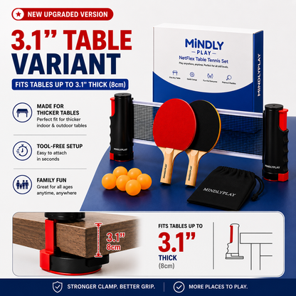 NetFlex Table Tennis Set™